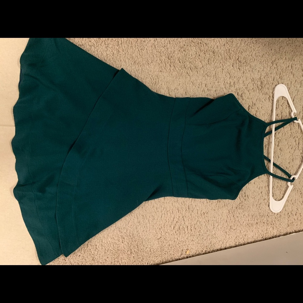Brand: dress.  Size:Small Color:Bottle Green